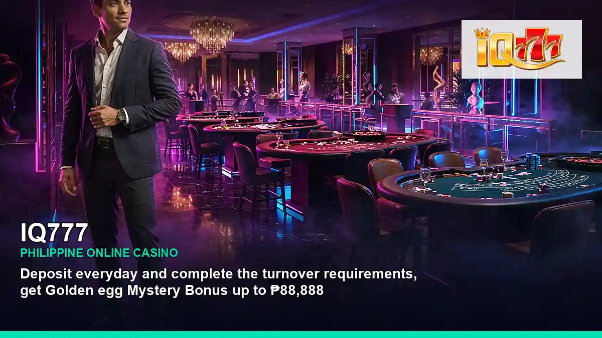 IQ777 wide floor live casino table games highlighting mobile-friendly casino play