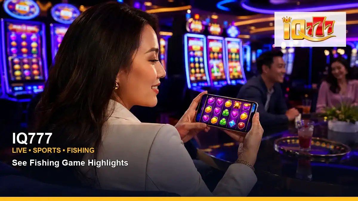 IQ777 IQ777 mega fishing information for Philippine users scene with celebratory play mobile casino games for players in the
